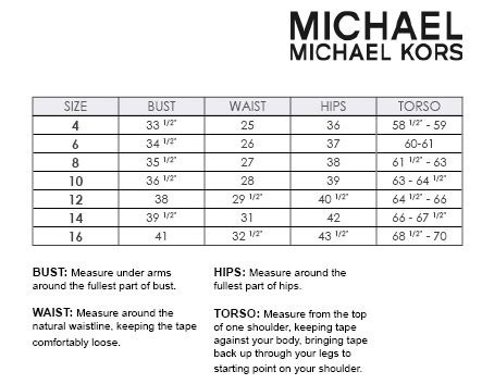 michael kors strapless swimsuit|Michael Kors swimsuit size chart.